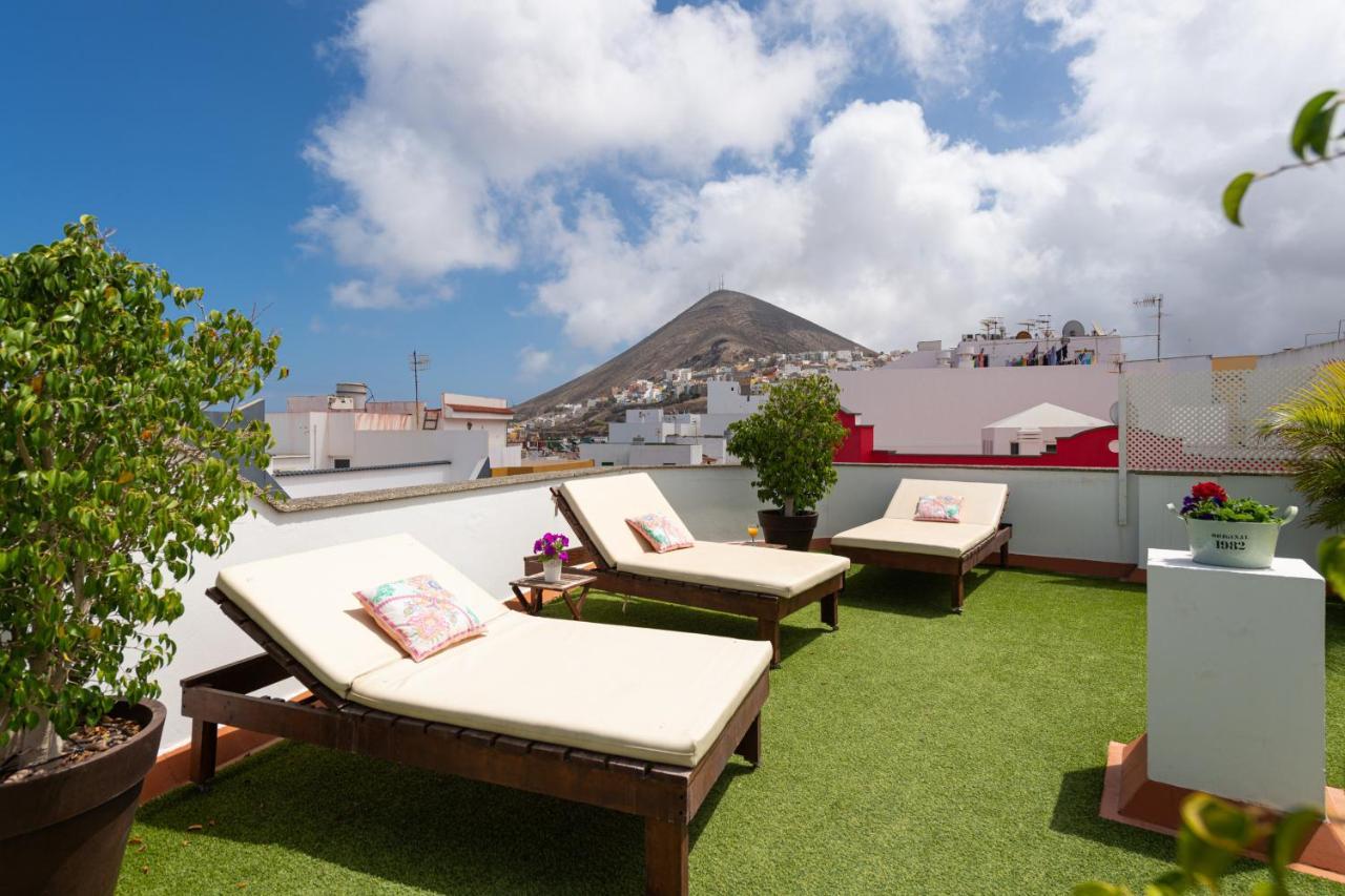 Gáldar The Yellow House - Solarium - Climatized Pool מראה חיצוני תמונה