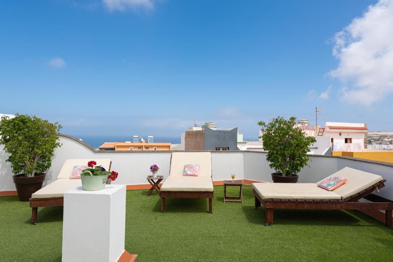 Gáldar The Yellow House - Solarium - Climatized Pool מראה חיצוני תמונה